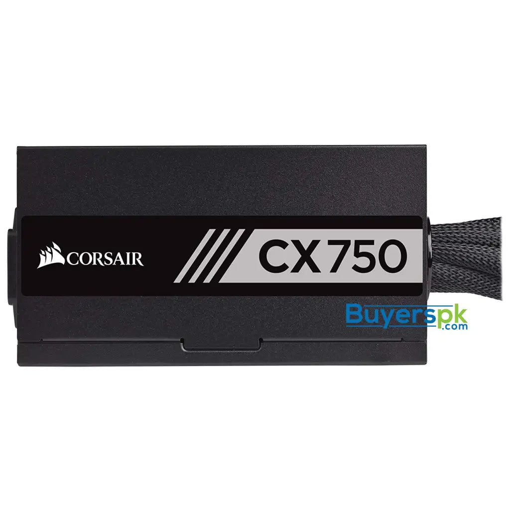 Corsair CP-9020123-UK CX Series 750 W CX750 ATX/EPS 80 PLUS Bronze Power Supply Unit - Black - Power Supply Corsair CP-9020123-UK CX Series 750 W CX750 ATX/EPS 80 PLUS Bronze Power Supply Unit - Black - Power Supply